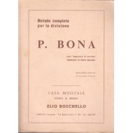 Pasquale BONA Metodo completo per la divisione - Elio Boschello