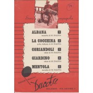 Spartito Music Sheet di `Albana, La Cocchina, Coriandoli, Giardino, Mentola` - Mazurka, polka brillante, valzer