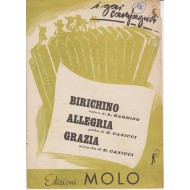Spartito Music Sheet di `Birichino, Allegria, Grazia` - valzer, polka, mazurka
