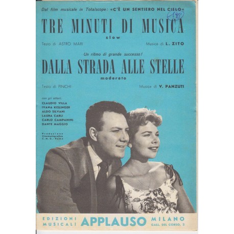 Spartito Music Sheet di `Tre minuti di musica, Dalla Strada alle stelle` - slox, moderato