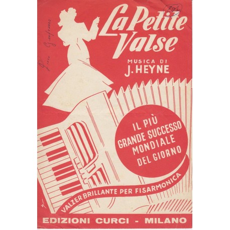 Spartito Music Sheet di `La petite Valse` - valzer brillante
