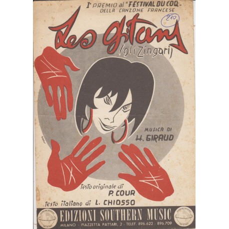 Spartito Music Sheet di `Les Gitans` - Allegro