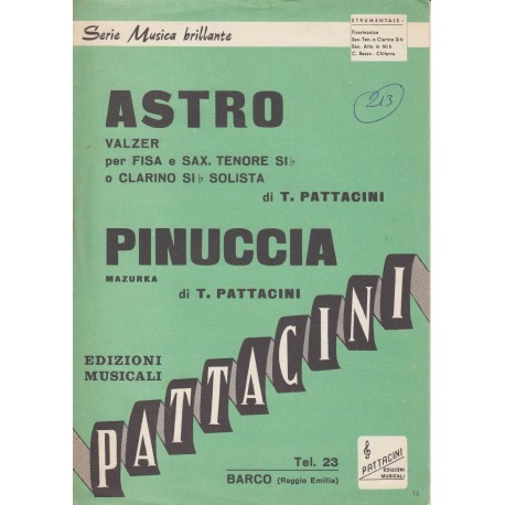 Spartito Music Sheet di `Astro, Pinuccia` - Mazurka,