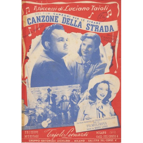 Spartito Music Sheet di `Canzone della strada` - rumba