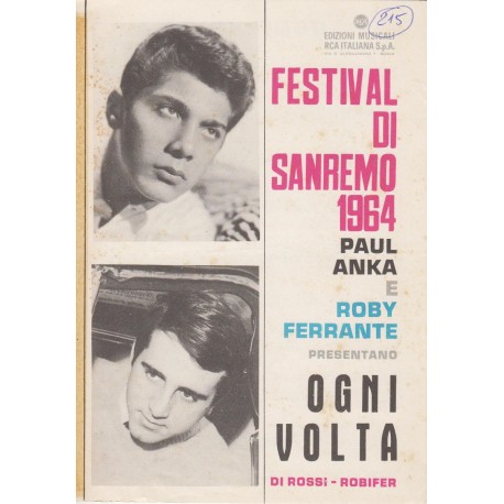 Spartito Music Sheet di `Ogni Volta` - Tango rock