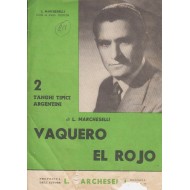 Spartito Music Sheet di `Vaquero, El rojo` - Tango