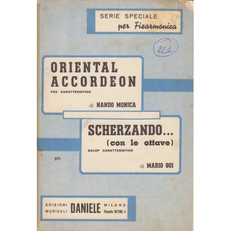Spartito Music Sheet di `Oriental Accordeon, Scherzando (con le ottave)` - fox caratteristico, galop caratteristico