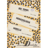Spartito Music Sheet di `Bei Tempi, Meravigliosa, Mirella` - Valzer brillante, mazurka,