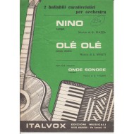 Spartito Music Sheet di `Nino, Olè Olè Onde sonore` - tango, paso doble