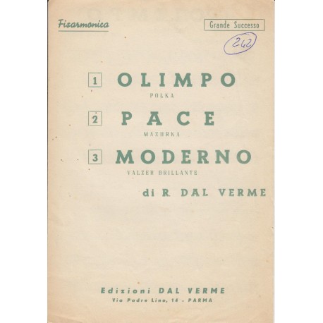 Spartito Music Sheet di `Olimpo, Pace, Moderno` - polka, mazurka, valzer brillante