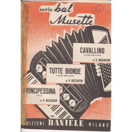 Spartito Music Sheet di `Cavallino, Tutte bionde, Principessina` - Valzer Brillante, Polca