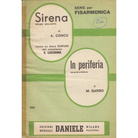 Spartito Music Sheet di `Sirena, In periferia` - mazurca, valzer brillante