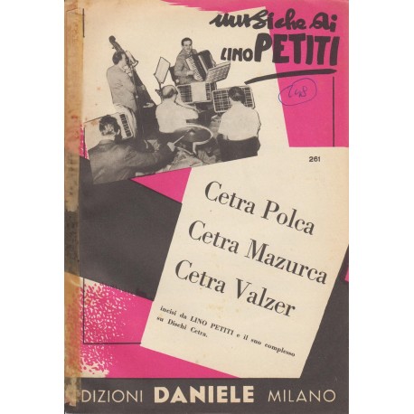 Spartito Music Sheet di `Cetra Polca, Cetra mazurca, Cetra valzer` - Allegro