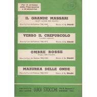 Spartito Music Sheet di `Il Grande Massari, Verso il Crepuscolo, Ombre Rosse, Mazurka delle onde` - varzer, polka