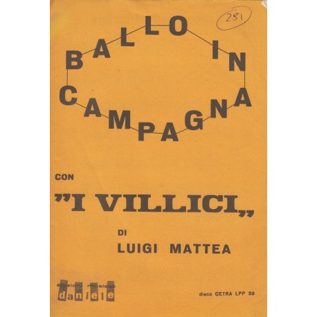Spartito Music Sheet di `Valzer delle lucciole, Fante di Picche, Corrida, Genepì` - Valzer, Polca
