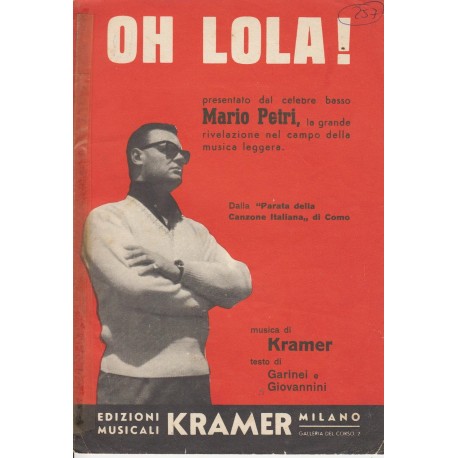 Spartito Music Sheet di `Kramer` - musica leggera