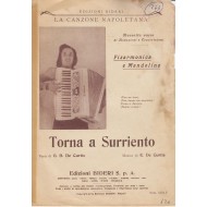 Spartito Music Sheet di `Torna a Surriento` - canzone napoletana
