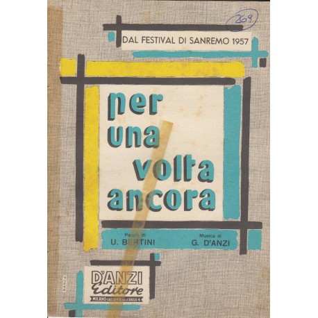Spartito Music Sheet di `Per una volta ancora` - Beguine,