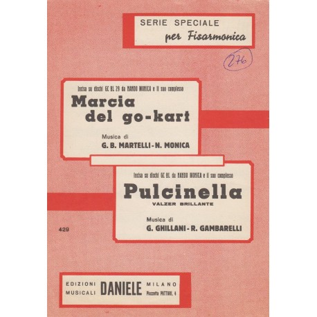 Spartito Music Sheet di `Marcia del go hart, Pulcinella` - Valzer