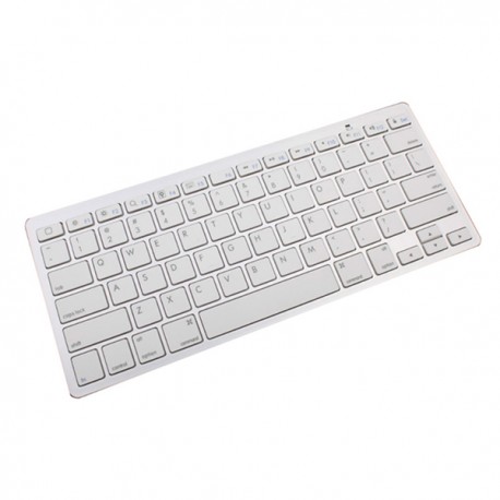 Tastiera Bianca Tablet Wireless Bluetooth Senza Fili BK3001BA