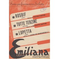 Spartito Music Sheet di `Rosbif, Tutte terzine, Lupetta` - valzer, mazurka, polka