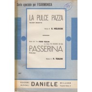 Spartito Music Sheet di `La Pulce Pazza, Passerina` - Valzer Brillante, Polca