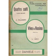 Spartito Music Sheet di `Quattro Salti, Viva la Rosina` - Valzer Brillante, Polca