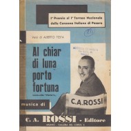 Spartito Music Sheet di `Al chiar di luna porto fortuna` - lento stile platter's