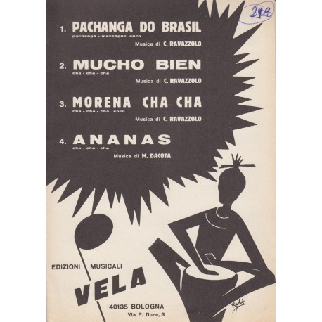 Spartito Music Sheet di `Pachanga do Brasil, Morena Cha Cha, Mucho Bien, Ananas` - cha cha cha, pachanga