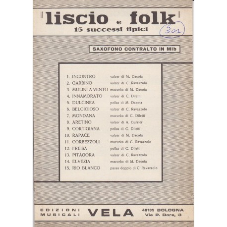 Spartito Music Sheet di `Incontro, Garbino, mazurca, polca, valzer