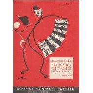 Spartito Music Sheet di `Strada di Parigi` - vazer musette