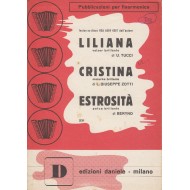 Spartito Music Sheet di `Liliana, Criatina, Estrosità` - valzer brillante, Polca brillante, mazurka brillante