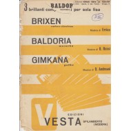 Spartito Music Sheet di `Brixen, Baldoria, Gimkana` - valzer tirolese, mazurka, polka