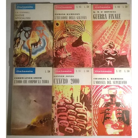 Raccolta di Fantascienza serie GALASSIA 18 Volumi