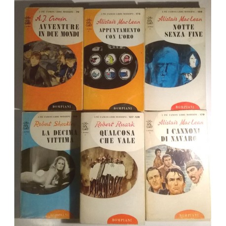 Collana "Libri Moderni" Bompiani (6 volumi)