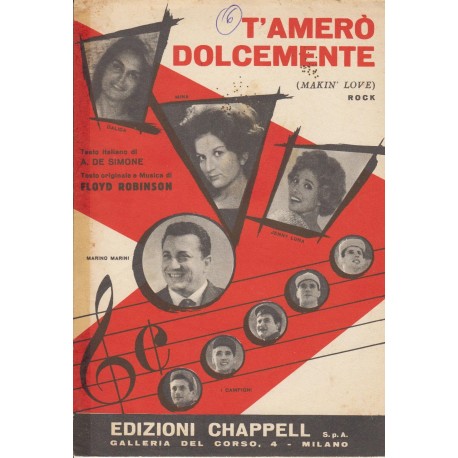 Spartito Music Sheet di `T'Amerò Dolcemente` - Makin Love Rock