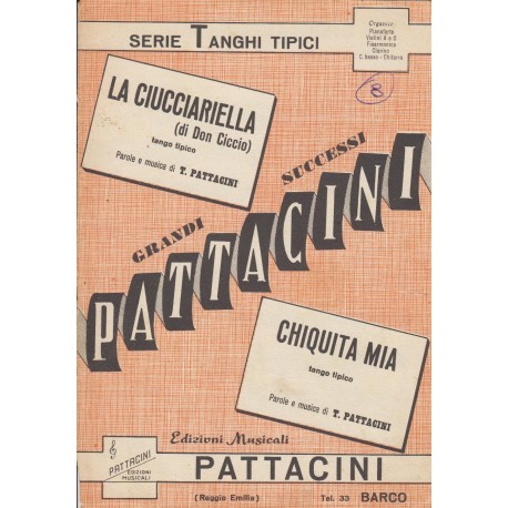 Spartito Music Sheet di `La Ciucciariella,` - Tango
