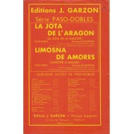 Spartito Music Sheet di `La Jota de L'Aragon, Limosna De Amores` - Paso Dble