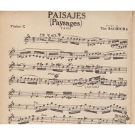 Spartito Music Sheet di `Paisajes, Callecita` - Tango