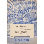 Spartito Music Sheet di `Le Filatrici, Fisa Allegra` - Mazurka, Polka