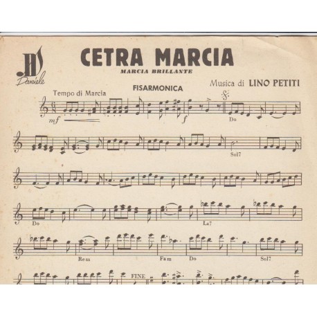 Spartito Music Sheet di `Luigi, Lucia, Cetra Marcia` - Valzer brillante, mazurca, marcia brillante