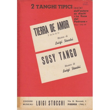 Spartito Music Sheet di `Tierra De Amor, Susy Tango` - tango