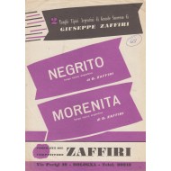 Spartito Music Sheet di `Negrito, Morenita` - tango argentino,