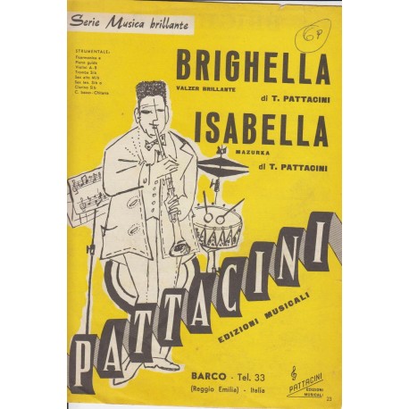 Spartito Music Sheet di `Brighella, Isabella` - valzer, mazurka