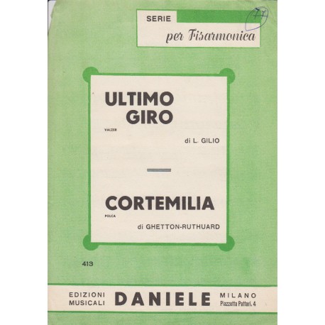 Spartito Music Sheet di `Ultimo Giro, Cortemilia` - Valzer, Polca