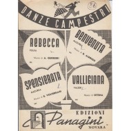 Spartito Music Sheet di `Rebecca, Benvenuta, Spensierata, Valligiana` - Polka, Mazurka, Valzer