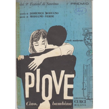 Spartito Music Sheet di `Piove` - rock moderato