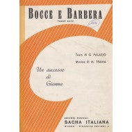 Spartito Music Sheet di `Bocce e Barbera` - Tango rock