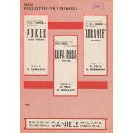 Spartito Music Sheet di `Poker, Lupa Nera, Tarantè` - valzer brillante, mazurca, tarantella