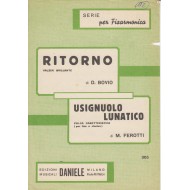 Spartito Music Sheet di `Ritorno, Usignolo Lunatica` - Valzer Brillante, Polca caratteristica